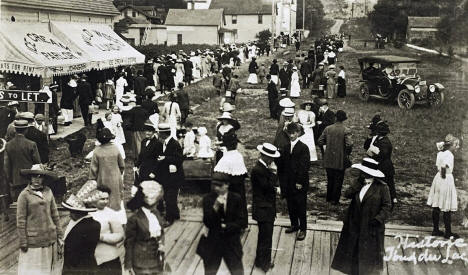 Street scene, Fond du Lac neighborhood of Duluth, Minnesota, 1910s