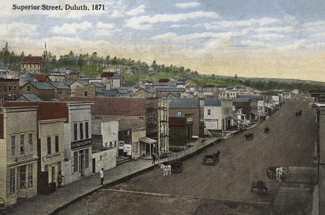 Superior Street, Duluth, Minnesota 1871