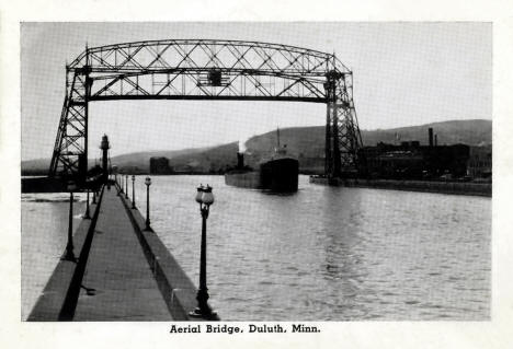 Aerial Lift Bridge, Duluth, Minnesota, 1930