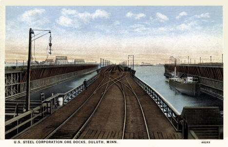 US Steel Ore Docks, Duluth, Minnesota, 1920s