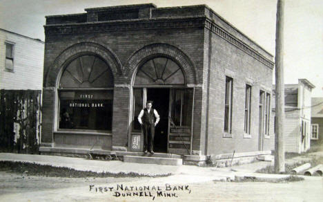 First National Bank, Dunnell, Minnesota, 1910s