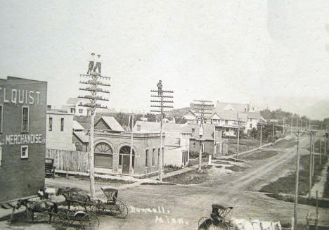 Street scene, Dunnell, Minnesota, 1906