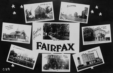 Multiple scenes, Fairfax, Minnesota, 1910s