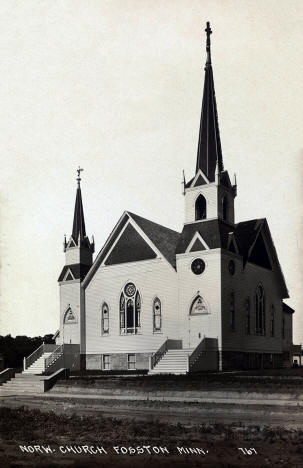 Norwegian Church, Fosston, Minnesota, 1910s