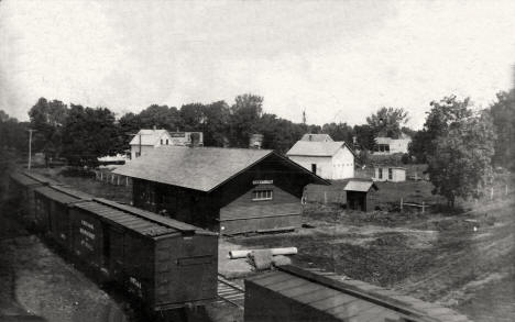 Chicago, Milwaukee & St Paul Railroad Depot, Freeborn, Minnesota,1910s
