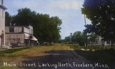 Main Street looking north, Freeborn, Minnesota, 1909