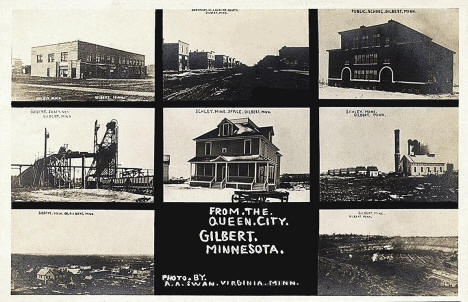 Multiple scenes, Gilbert, Minnesota, 1910s