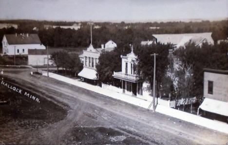 Birds eye view, Hallock, Minnesota, 1910