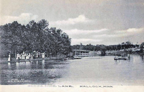 Horse Shoe Lake, Hallock, Minnesota, 1908