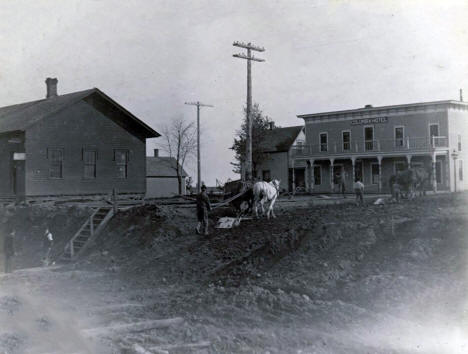 Town view, Hancock, Minnesota, 1905