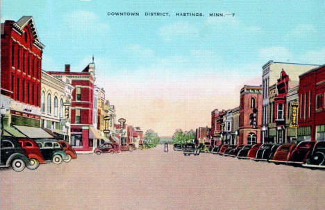 Downtown District, Hastings, Minnesota, 1940s