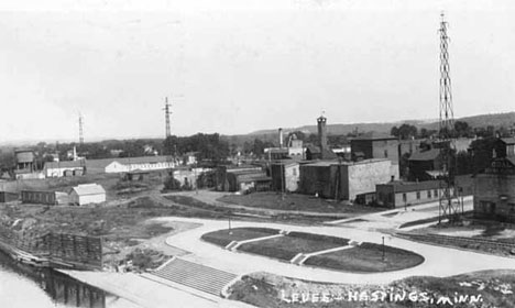 Levee, Hastings, Minnesota, 1929