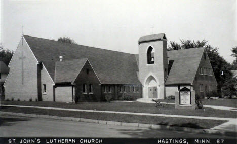St. John's Lutheran Church, Hastings, Minnesota, 1950s