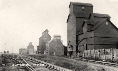 Elevators, Hector, Minnesota, 1910s