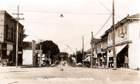 Main Street, Howard Lake, Minnesota, 1910s