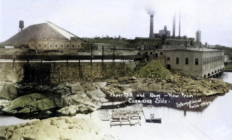 Paper Mill in International Falls, Minnesota, 1910s