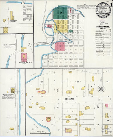 Sanborn Insurance Map of Lanesboro, Minnesota, 1894