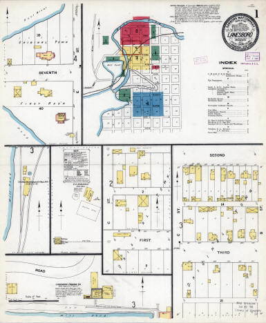 Sanborn Insurance Map of Lanesboro, Minnesota, 1909