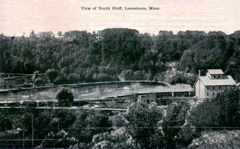 View of North Bluff, Lanesboro, Minnesota, 1909