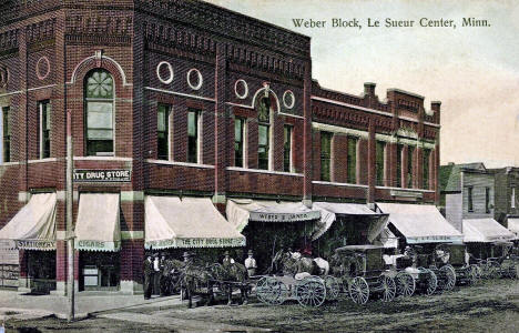 Weber Block, Le Sueur, Minnesota, 1909