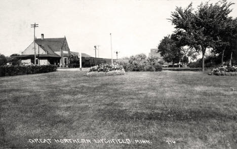 Great Northern Railroad Depot, Litchfield, Minnesota, 1910s