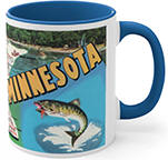 Vintage Minnesota Map Mug