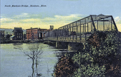 North Mankato Bridge, Mankato, Minnesota, 1911