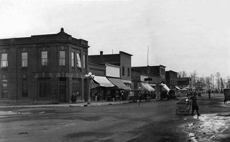 Street scene, Marble, Minnesota, 1910s Postcard