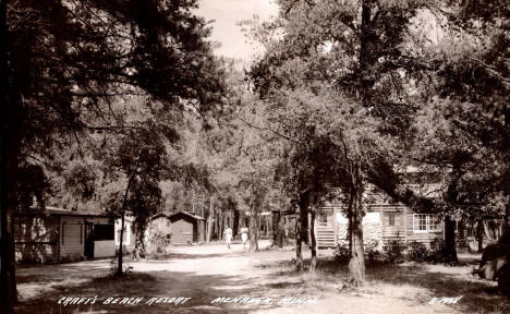 Craft's Beach Resort, Menahga, Minnesota, 1939