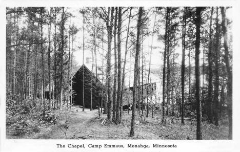 The Chapel, Camp Emmaus, Menahga, Minnesota, 1938