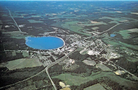 Aerial view, Menahga, Minnesota, 1978