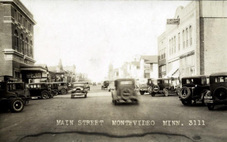 Main Street, Montevideo, Minnesota, 1930s