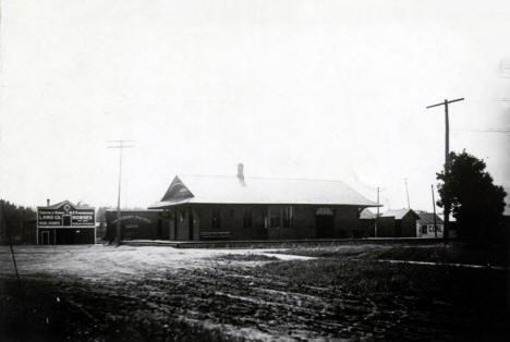 Northern Pacific Depot, Morris, Minnesota, 1910