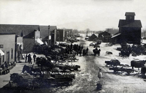 Broadway Street, New Germany, Minnesota, 1908