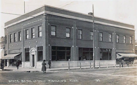 State Bank of New Richland, Minnesota, 1910s