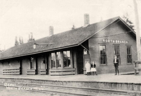 Northern Pacific Depot, North Branch, Minnesota, 1910s