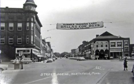 Street scene, Northfield, Minnesota, 1961 Print