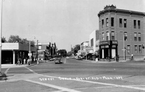 Street scene, Northfield Minnesota, 1960s