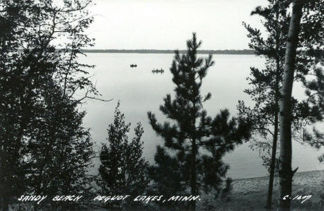 Sandy Beach, Pequot Lakes, Minnesota, 1949