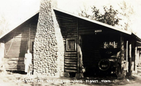 Log Cabin, Breezy Point Lodge, Pequot, Minnesota, 1930s