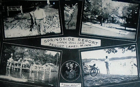 Springside Report on Upper Gull Lake, Pequot Lakes, Minnesota, 1940s