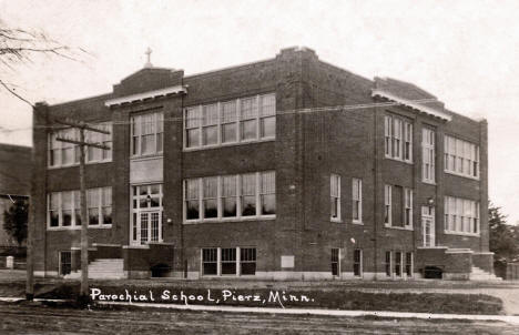 Parochial School, Pierz, Minnesota, 1916