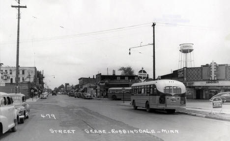 Street Scene, Robbinsdale, Minnesota, 1947