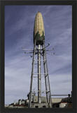 Corn-cob-shaped water tower in Rochester, Minnesota, Framed Poster