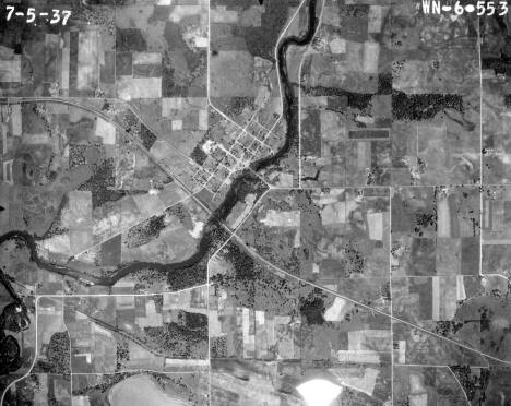 Aerial photo of the Rockford, Minnesota area, 1937