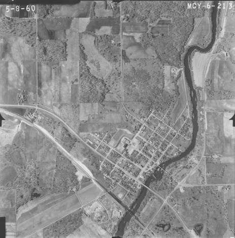 Aerial photo of The Rockford, Minnesota area, 1960