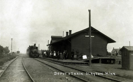 Chicago, St. Paul, Minneapolis and Omaha Railway Depot, Slayton, Minnesota, 1910s