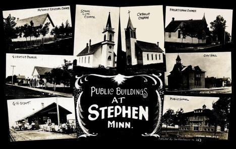 Multiple views, Stephen, Minnesota, 1909