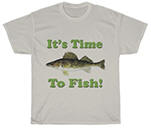 It's Time To Fish Unisex Heavy Cotton Tee