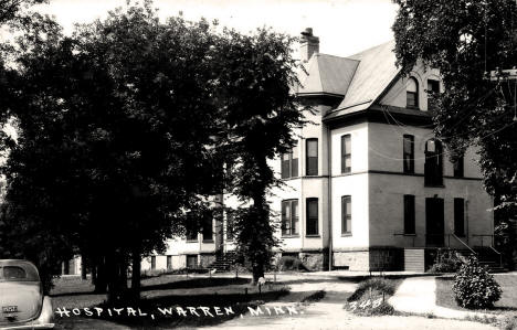 Hospital in Warren, Minnesota, 1930s